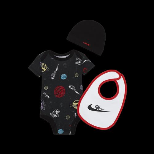 Nike "Reach for the Stars" Bodysuit Set-bodysæt i tre dele til babyer - sort