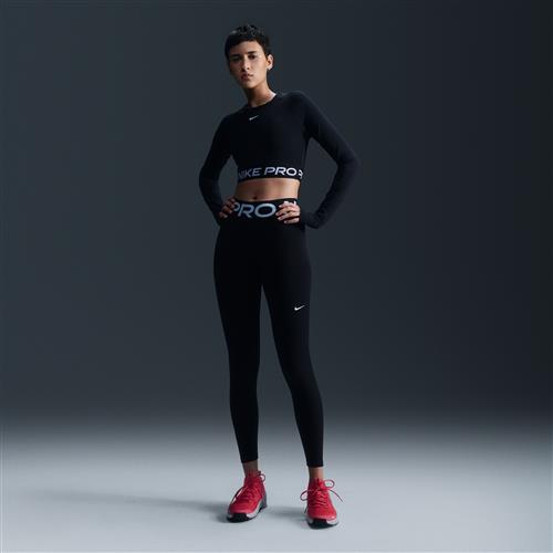 Højtaljede Nike Pro Sculpt-leggings i fuld længde til kvinder - sort