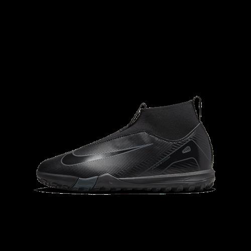 Nike Jr. Mercurial Superfly 10 Academy TF High-Top-fodboldsko til mindre/større børn - sort