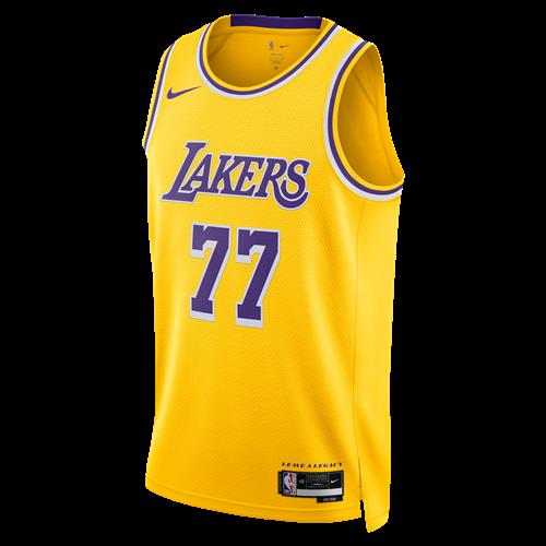 Los Angeles Lakers Icon Edition Nike Dri-FIT NBA Swingman-trøje til mænd - gul