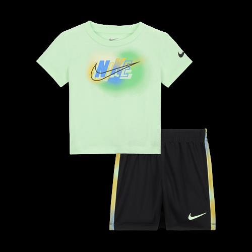 Nike Hazy Rays-shortssæt til babyer (12-24 M) - sort