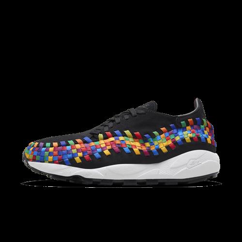 Vævede Nike Air Footscape-sko til kvinder - sort