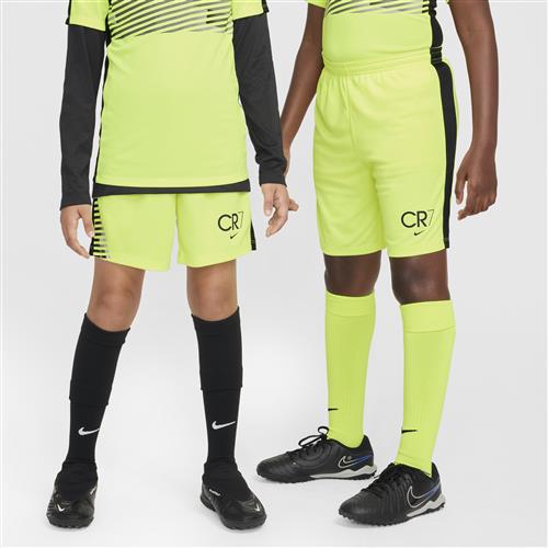 CR7 Academy Dri-FIT-fodboldshorts til større børn - gul