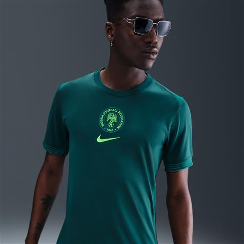 Nigeria 2025 Stadium Home (kvindehold) Nike Dri-FIT Replica-fodboldspillertrøje til mænd - blå