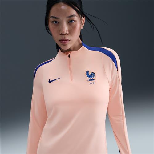FFF Strike Nike Dri-FIT-fodboldtræningstrøje til kvinder - Pink