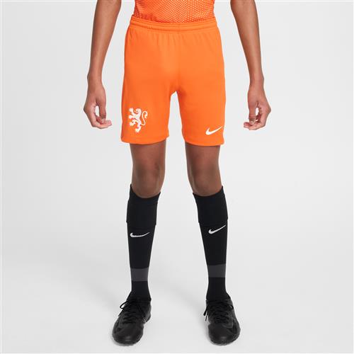 Holland 2025/26 Stadium Home Nike Dri-FIT Replica-fodboldspillertrøje til større børn - Orange