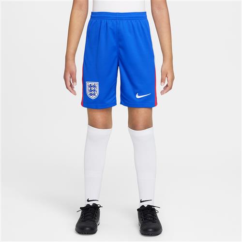 England 2025/26 Stadium Home Nike Dri-FIT Replica-fodboldspillertrøje til større børn - blå