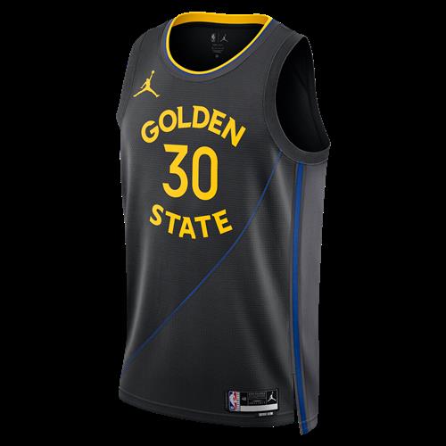 Stephen Curry Golden State Warriors 2024/25 Statement Edition Jordan Dri-FIT NBA Swingman-spillertrøje til mænd - sort