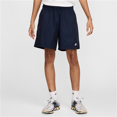 Vævede Nike Club-flow-shorts til mænd - blå