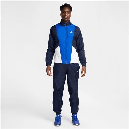 Vævet Nike Club-tracksuit til mænd - blå