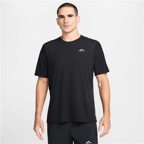 Kortærmet Nike Solar Chase Dri-FIT ADV-løbetrøje til mænd - sort