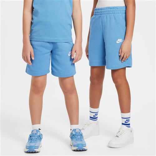 Nike Club Fleece-shorts i french terry til større børn - blå