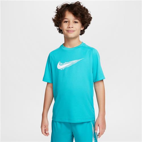 Kortærmet Nike Multi Dri-FIT-overdel til større børn (drenge) - grøn