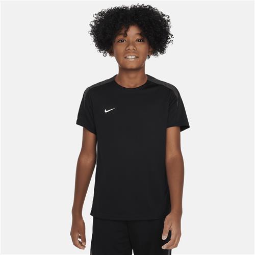 Kortærmet Nike Dri-FIT Strike-fodboldtrøje til større børn - sort