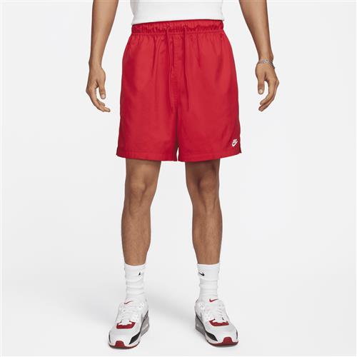 Vævede Nike Club-flow-shorts til mænd - rød