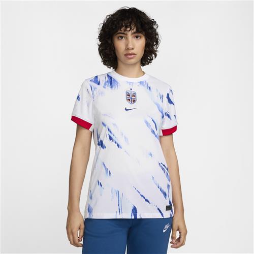 Norge 2024/25 Stadium Away Nike Dri-FIT Replica-fodboldtrøje til kvinder (kvindehold) - hvid
