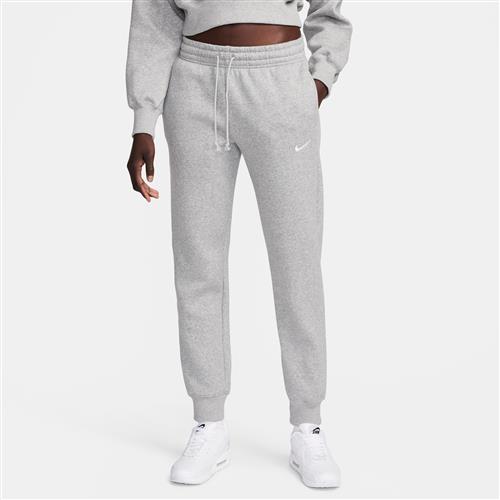 Nike Phoenix Fleece-sweatpants med mellemhøj talje til kvinder - grå