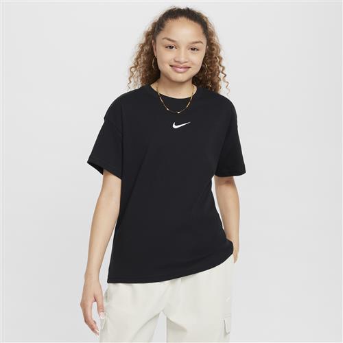 Nike Essential-T-shirt til større børn (piger) - sort