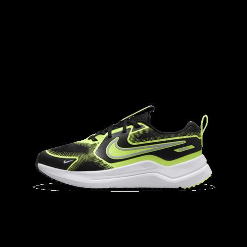 Nike Cosmic Runner-løbesko til vej til større børn - sort