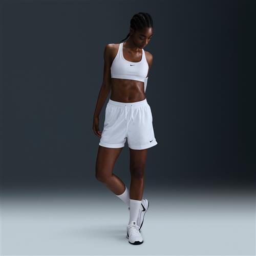 Nike Essential Dri-FIT-basketballshorts i mesh til kvinder - hvid