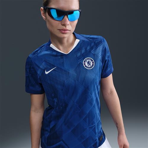 Chelsea FC 2025/26 Stadium Home Nike Dri-FIT Replica-fodboldspillertrøje til kvinder - blå