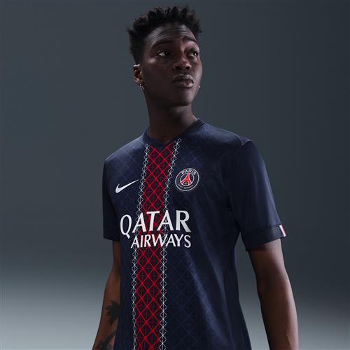 Paris Saint-Germain 2025/26 Stadium Home Nike Dri-FIT Replica-fodboldtrøje til mænd - blå