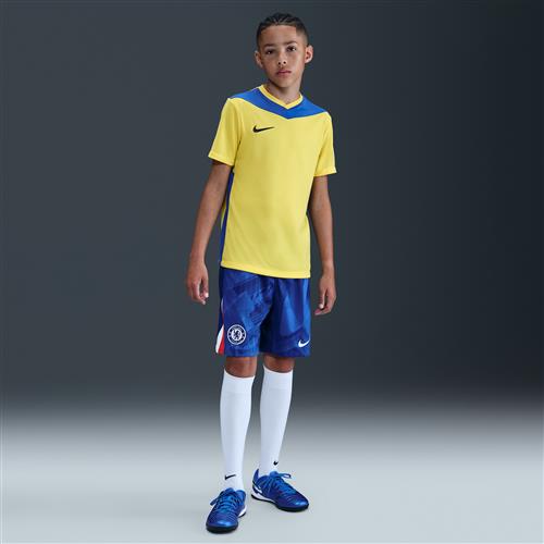 Chelsea FC 2025/26 Stadium Home Nike Dri-FIT Replica-fodboldshorts til større børn - blå