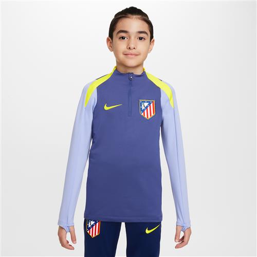 Atlético Madrid Strike Nike Dri-FIT-fodboldtræningstrøje til større børn - lilla