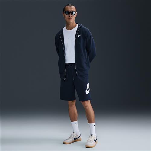 Nike Club Alumni-shorts i french terry til mænd - blå