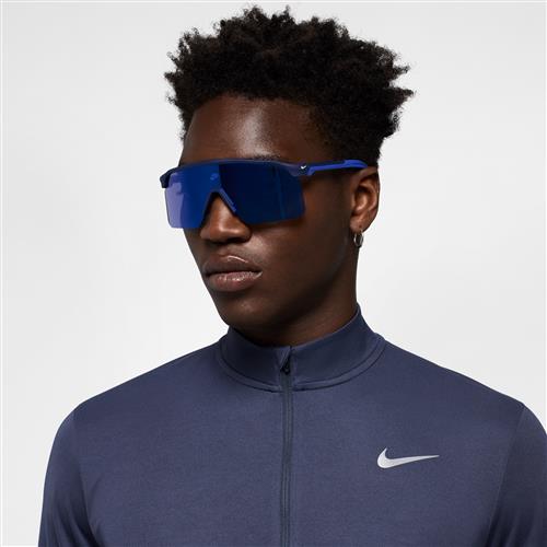 Nike Expedition Shield-solbriller med spejlglas - blå
