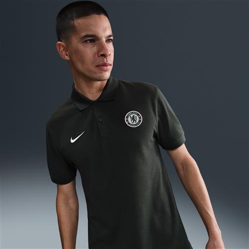 Chelsea F.C. The Nike Polo Nike Dri-FIT-fodboldpolo til mænd - grøn
