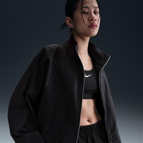 Oversized Nike Collection Windrunner-jakke i twill til kvinder - sort