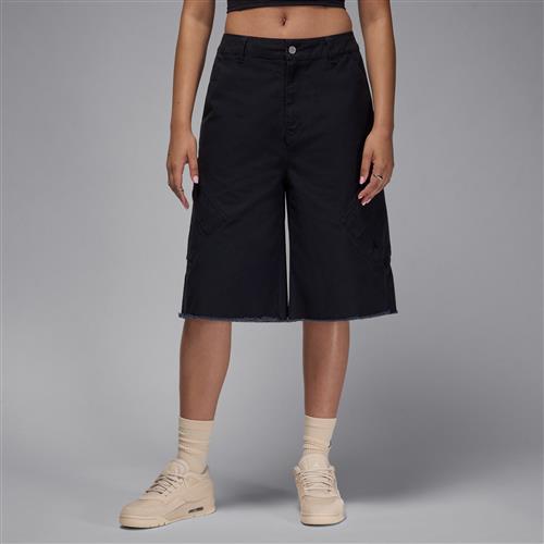 Store Jordan Flight Chicago-shorts til kvinder - sort