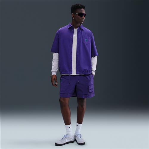 England Nike Life Camp-fodboldshorts til mænd - lilla