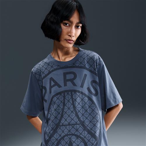 Paris Saint-Germain Nike Football-T-shirt med sæsonens print til kvinder - blå