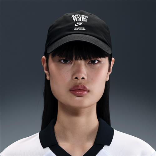 Ustruktureret Nike After Dark Tour-Dri-FIT Club-kasket - sort