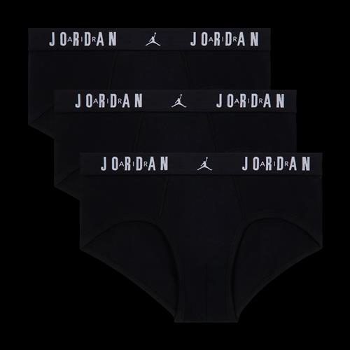 Jordan-underbukser i bomuld til større børn (pakke med 3 stk.) - sort