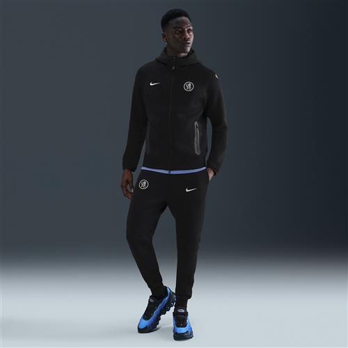 Chelsea FC Tech Nike Total 90-foboldjoggers i fleece til mænd - sort