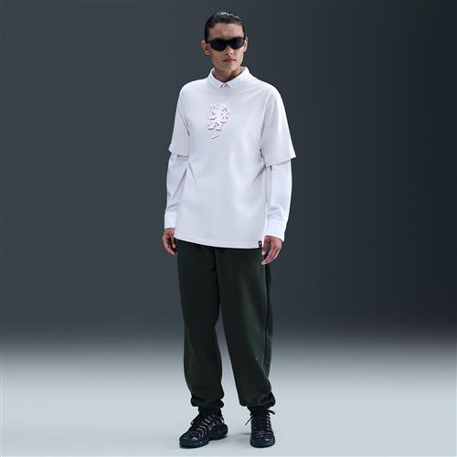 Oversized Chelsea FC Phoenix Fleece Nike Football-bukser med høj talje til kvinder - grøn