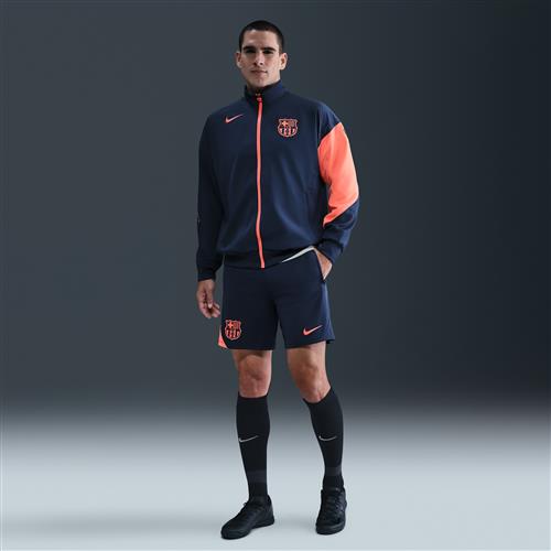 Maskinstrikkede FC Barcelona Strike Third Nike Dri-FIT Total 90-fodboldshorts til mænd - blå