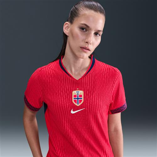 Norge 2025 Match Home (kvindehold) Nike Dri-FIT ADV Authentic-fodboldspillertrøje til kvinder - rød