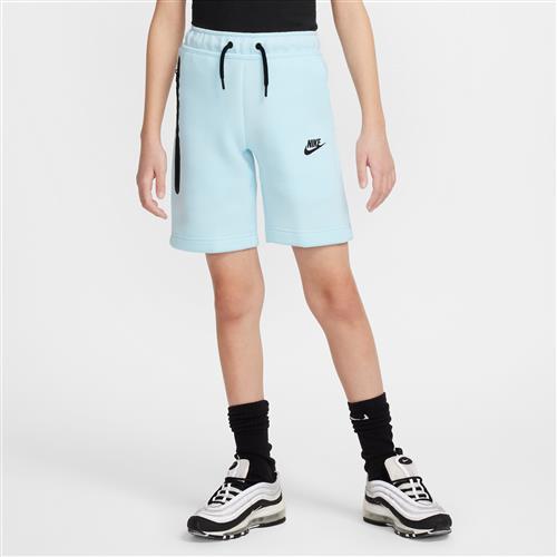 Nike Tech Fleece-shorts til større børn (drenge) - blå
