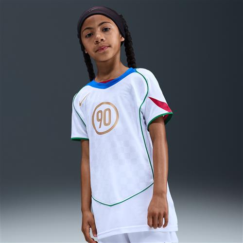Nike Total 90 Dri-FIT-fodboldtrøje til større børn - hvid