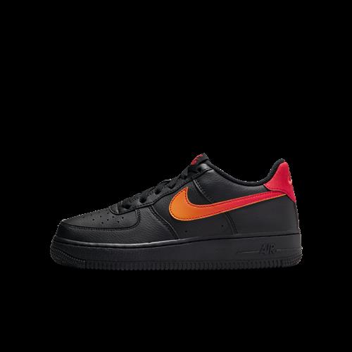 Nike Air Force 1 Low-sko til større børn - sort
