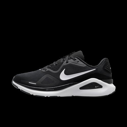 Nike Structure 26-løbesko til vej til mænd (ekstra brede) - sort