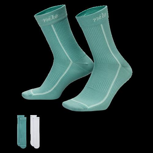 Nike Everyday Plus-letvægtscrewstrømper til kvinder (2 par) - multifarvet