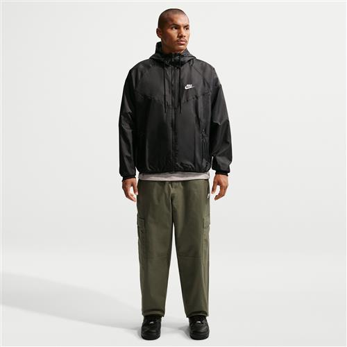 Vævede Nike Club-cargobukser til mænd - grøn