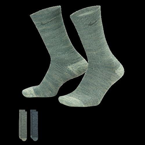 Stødabsorberende Nike Everyday-crewstrømper (2 par) - multifarvet