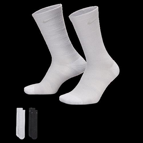 Stødabsorberende Nike Everyday-crewstrømper (2 par) - multifarvet