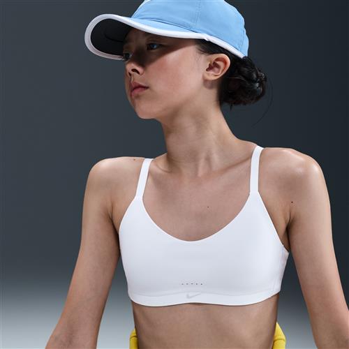 Nike Alate-sports-bh til piger - hvid